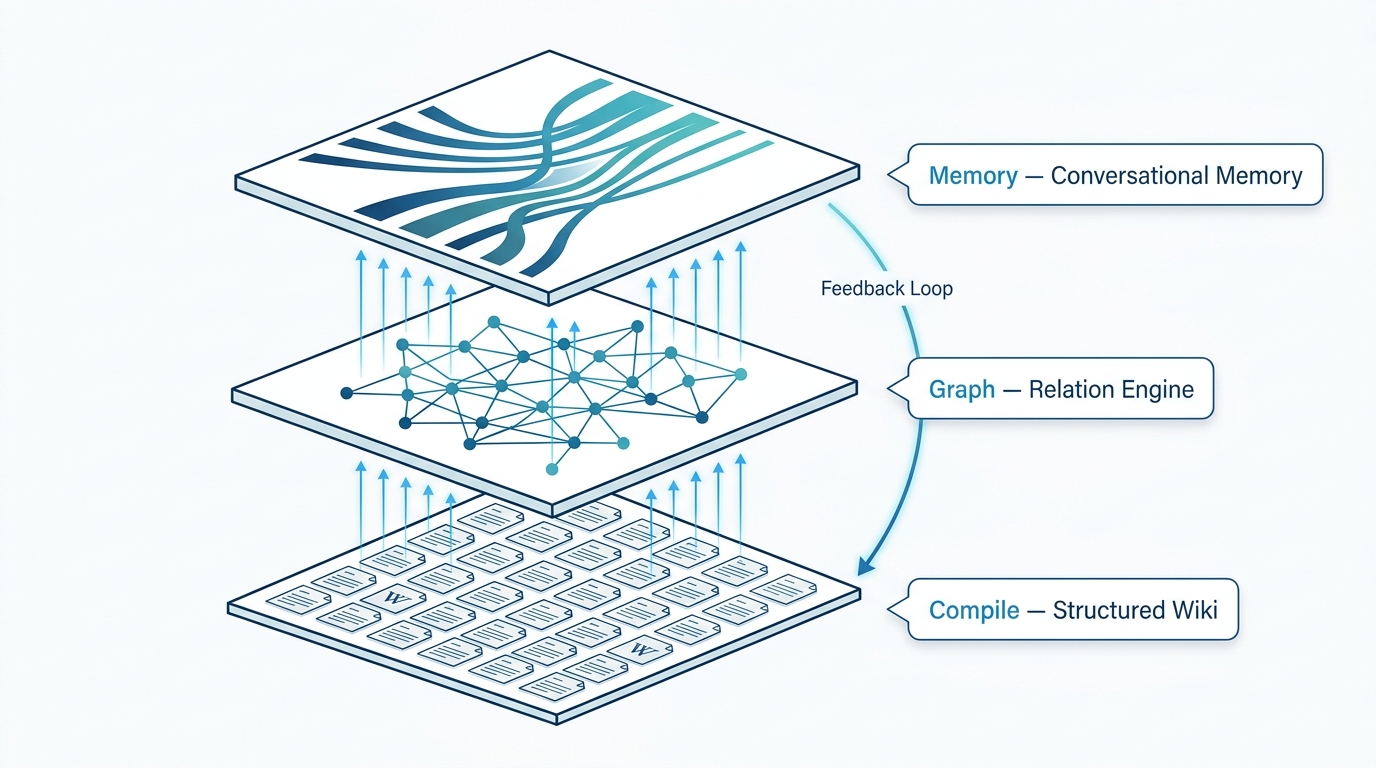PAIR Architecture — Compile, Graph, Memory layers